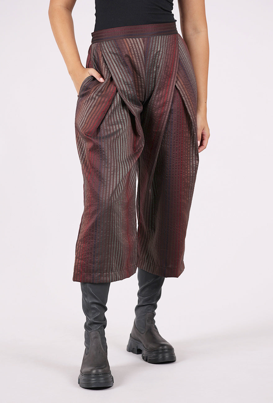 Niche Shimmer Stripe Bedrock Pant, Brown