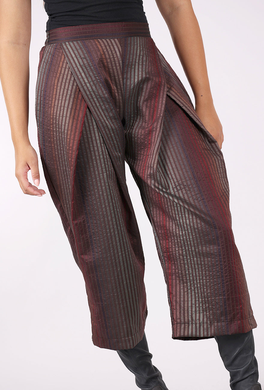 Niche Shimmer Stripe Bedrock Pant, Brown