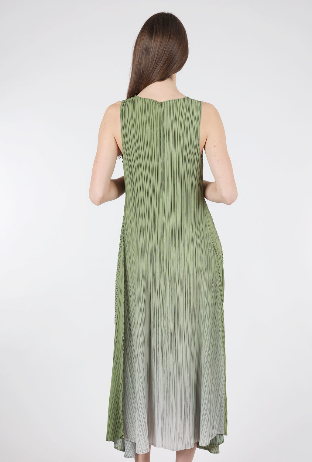Alquema Long Estrella Dress, Peridot Ombre