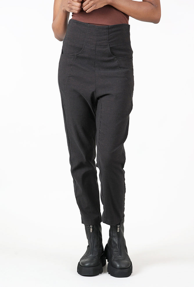 Rundholz Texture Stretch Slim Trouser, Umbra