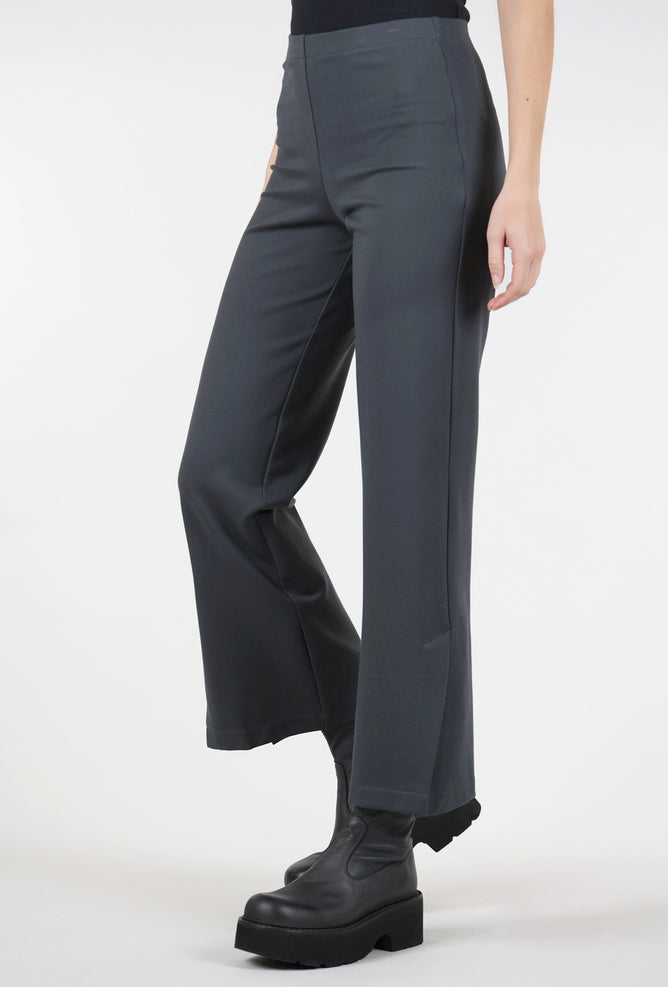Planet Ponte Side-Slit Pant, Obsidian