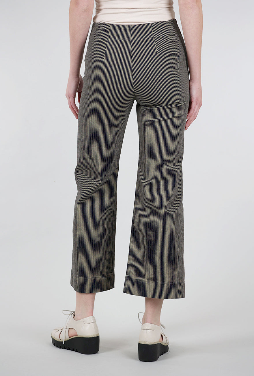 Prairie Underground Railroad Knack Pant, Khaki Stripe