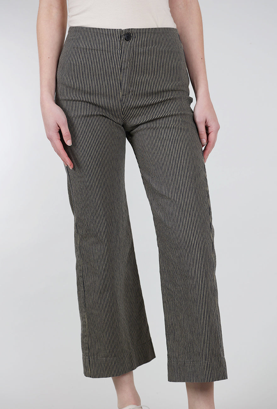 Prairie Underground Railroad Knack Pant, Khaki Stripe