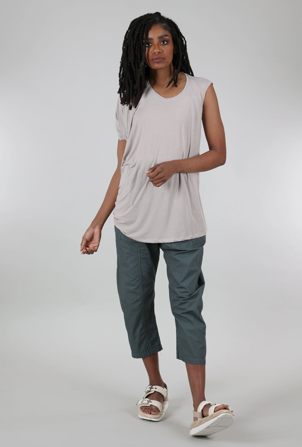 Lotus Eaters Konok Jersey Top, Beige