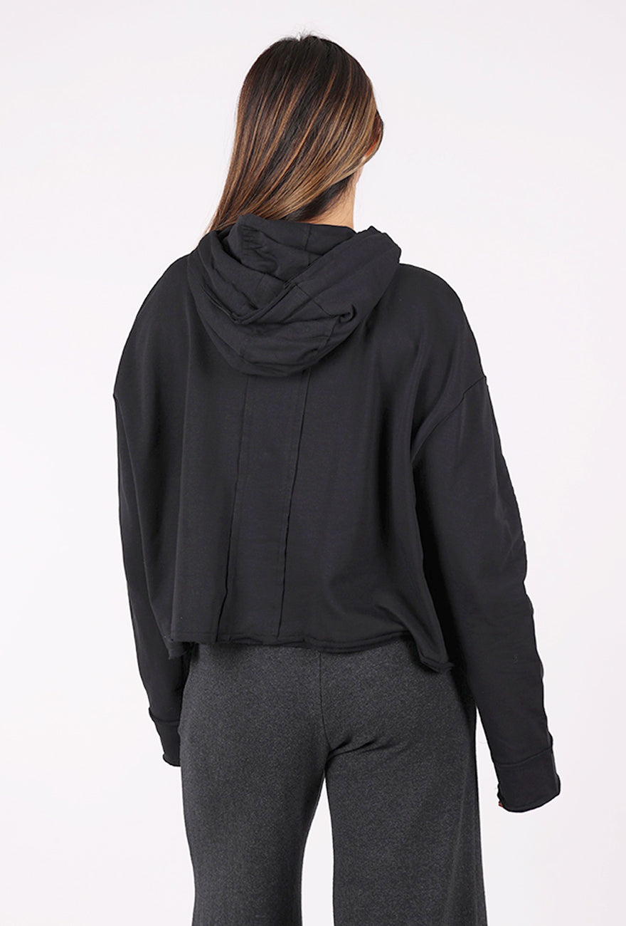 Zilberman Big Zipper Fleece Jacket, Black