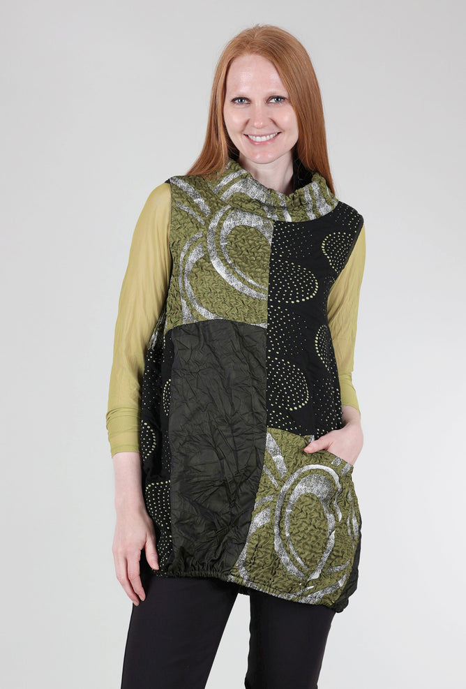 Kozan Alessi Texture-Mix Tunic, Cardiofi Green