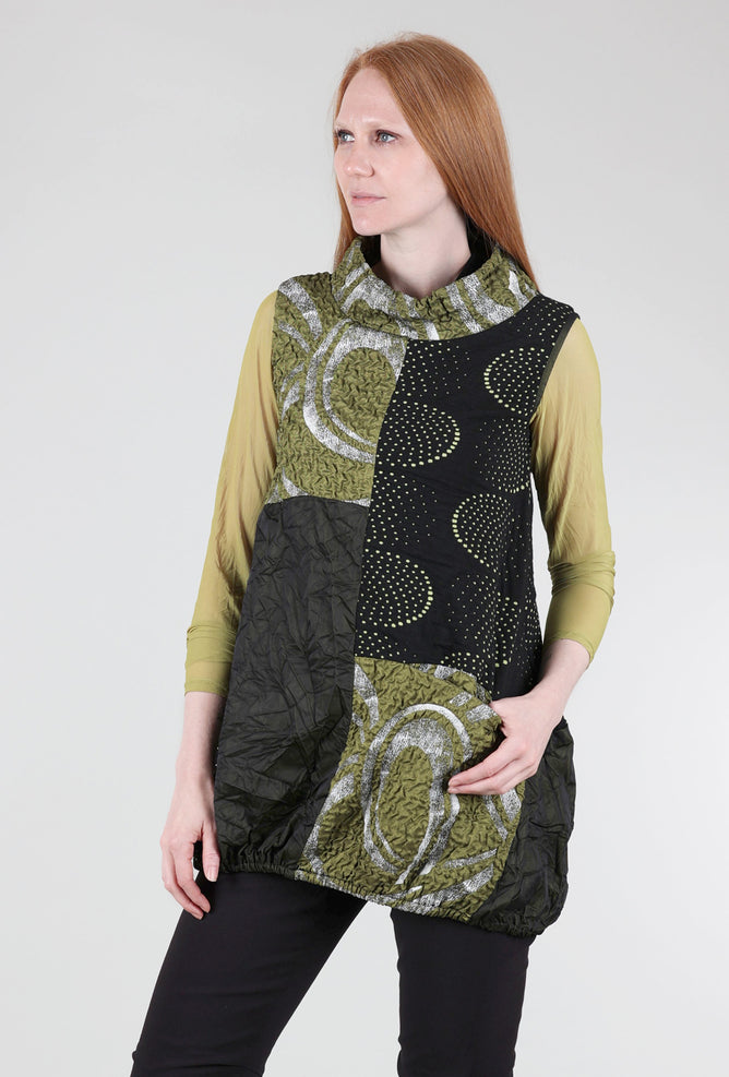 Kozan Alessi Texture-Mix Tunic, Cardiofi Green