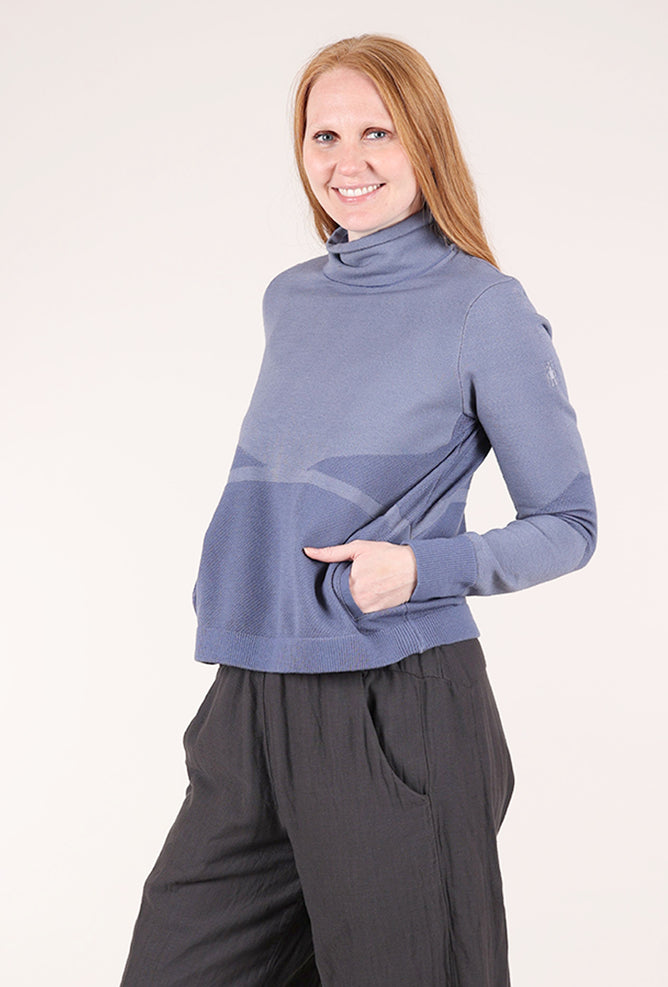 Smartwool Intraknit Alpine Pullover, Nightfall Blue