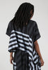 Moyuru Opposing Stripes Top, Black/Gray 
