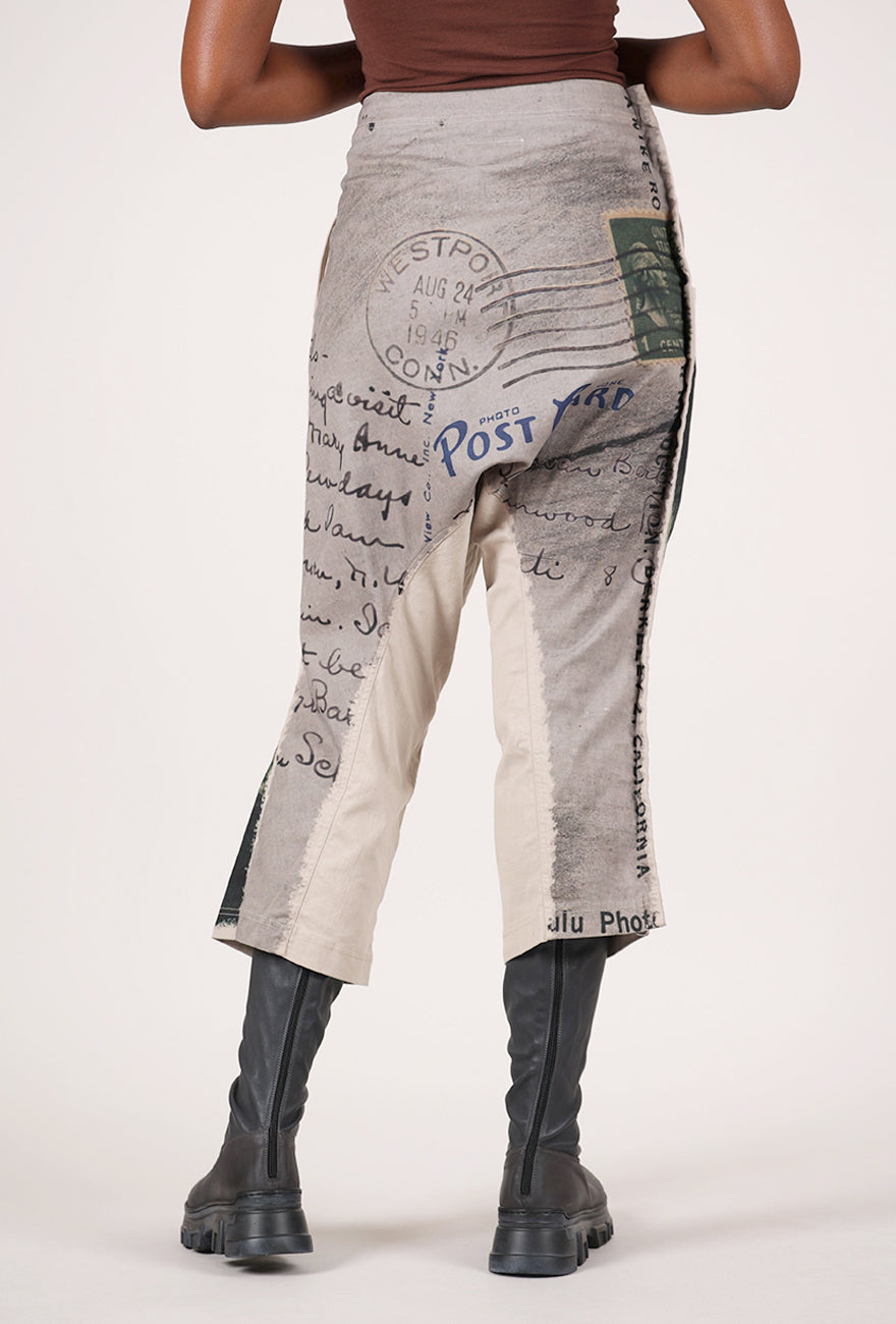 Rundholz Beach Scene Extended Rise Pant