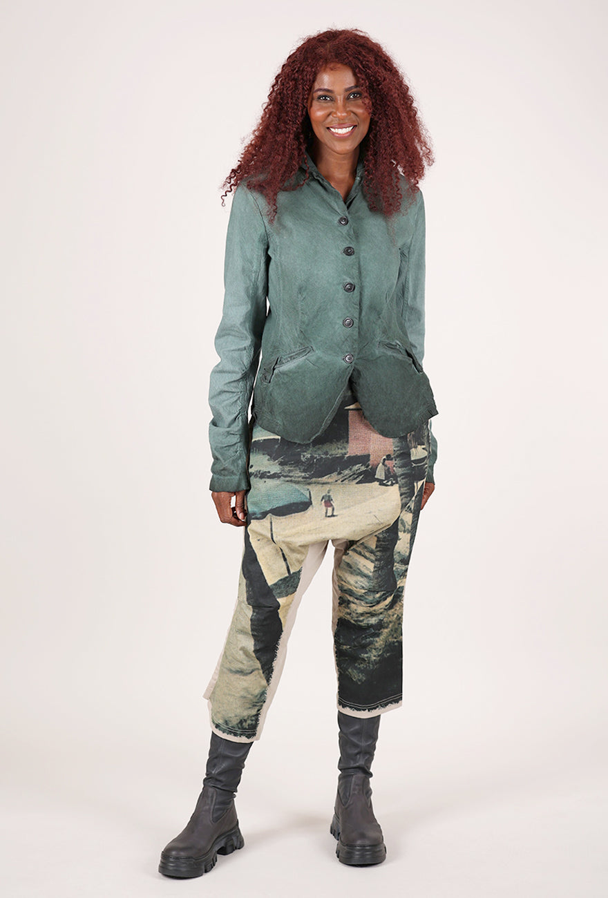 Rundholz Beach Scene Extended Rise Pant