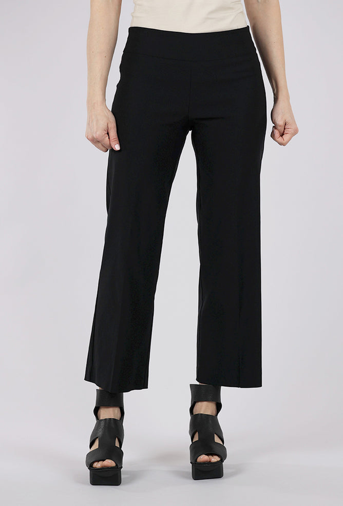 Estelle & Finn EF Crop Wide Leg Pant, Black