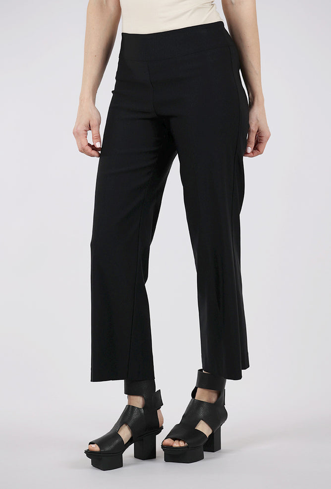 Estelle & Finn EF Crop Wide Leg Pant, Black