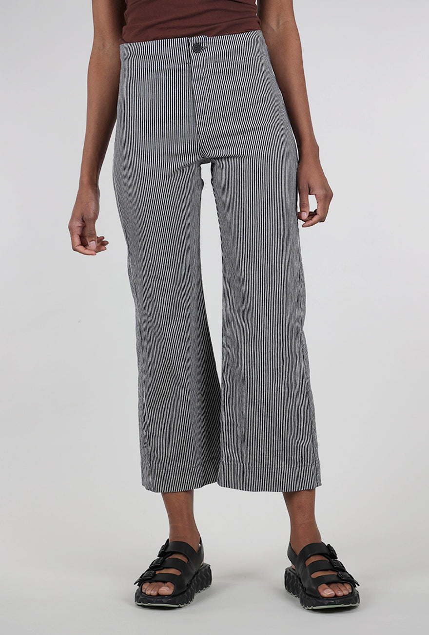 Prairie Underground Railroad Knack Pant, Oyster Stripe
