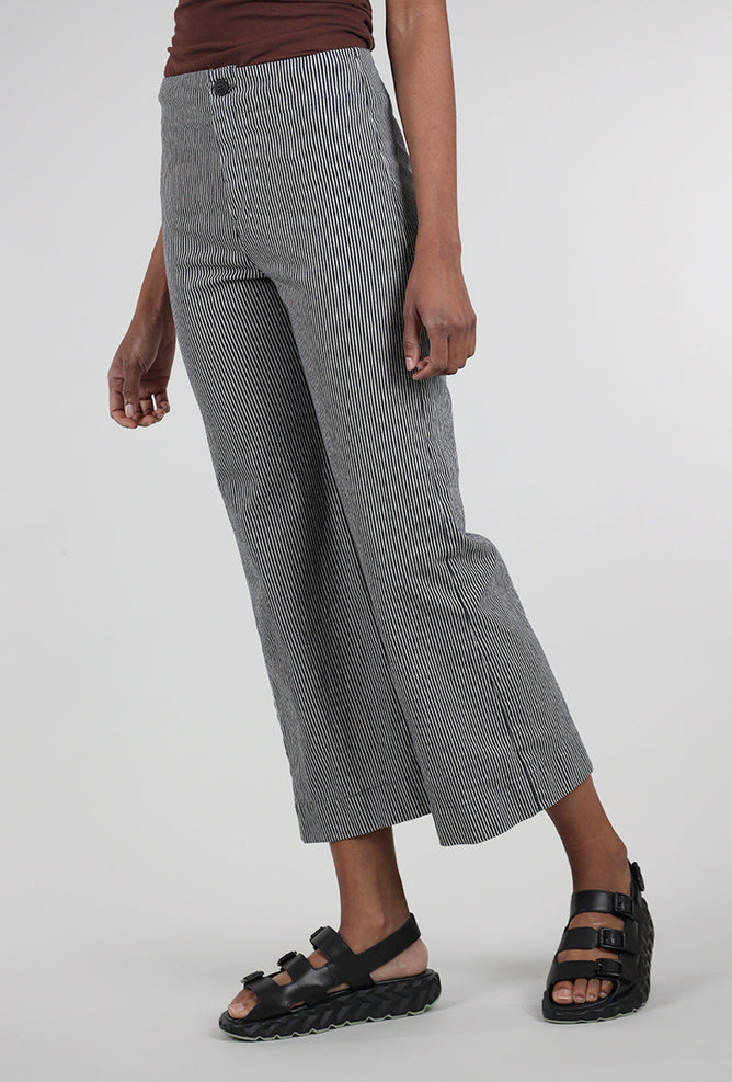 Prairie Underground Railroad Knack Pant, Oyster Stripe