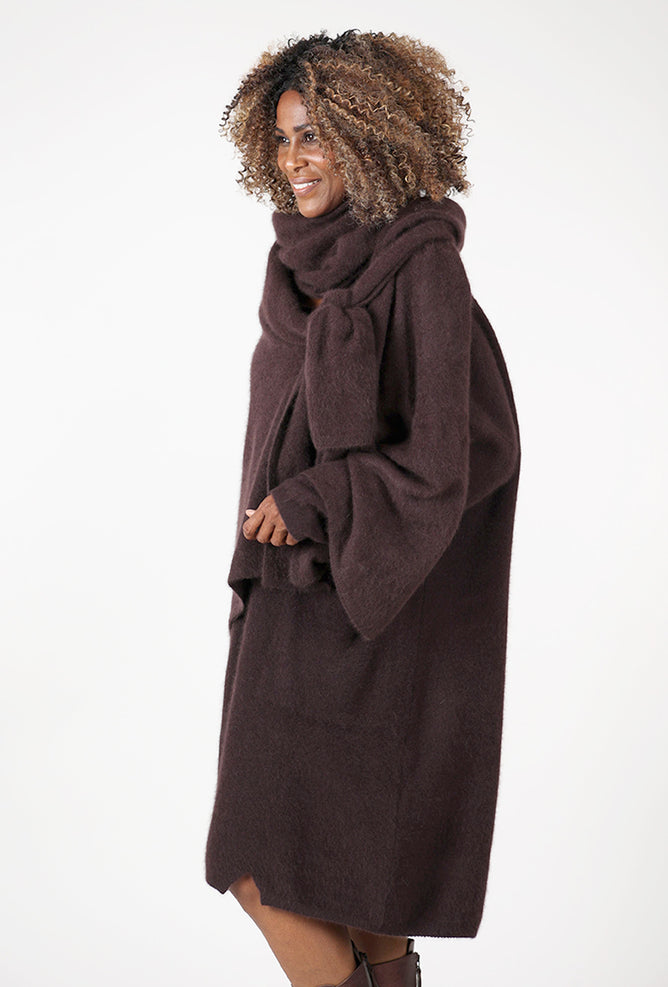Rundholz Plush Racoon Wrap, Purple