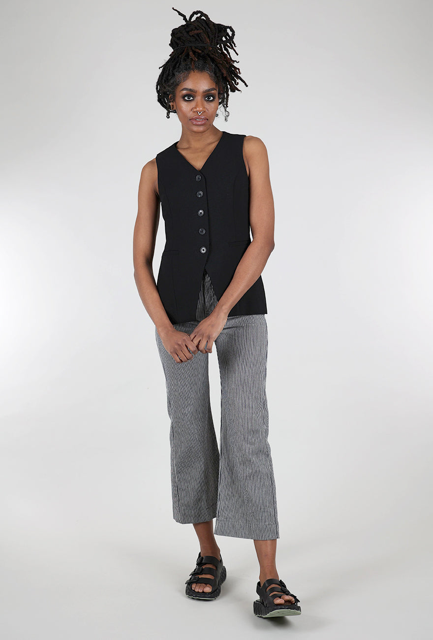 Pistola Lila Fitted Vest, Black