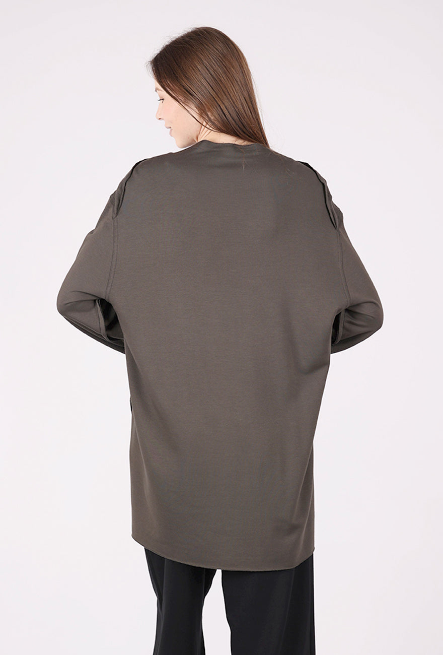 La Vaca Loca Roco Top, Dark Taupe
