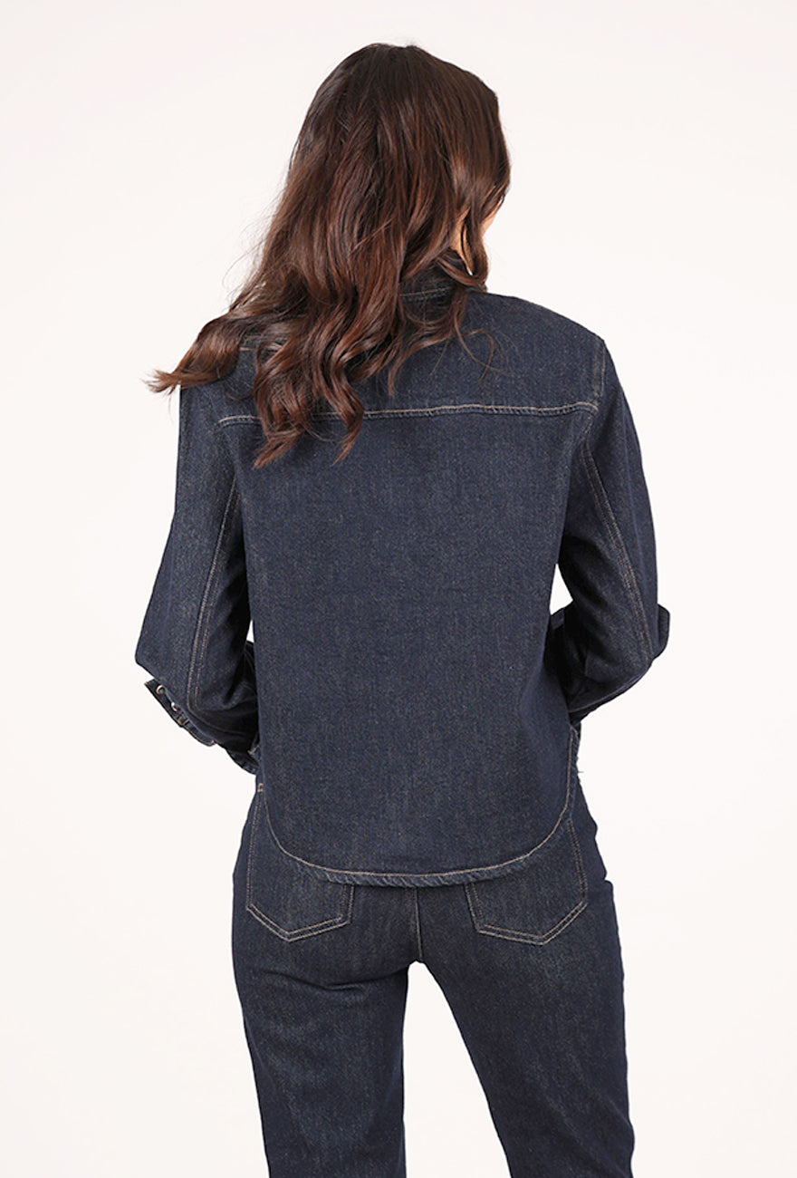 Pistola Thea Shrunken Rinse Shirt, Nightfall