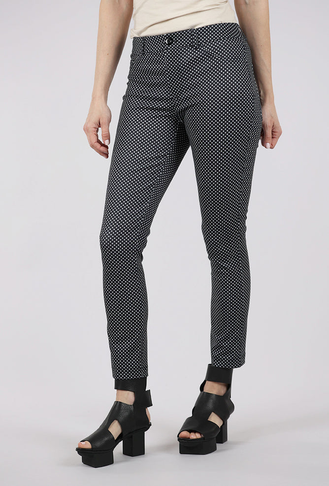 Peace of Cloth Hayes Crop Pant, Black Dot