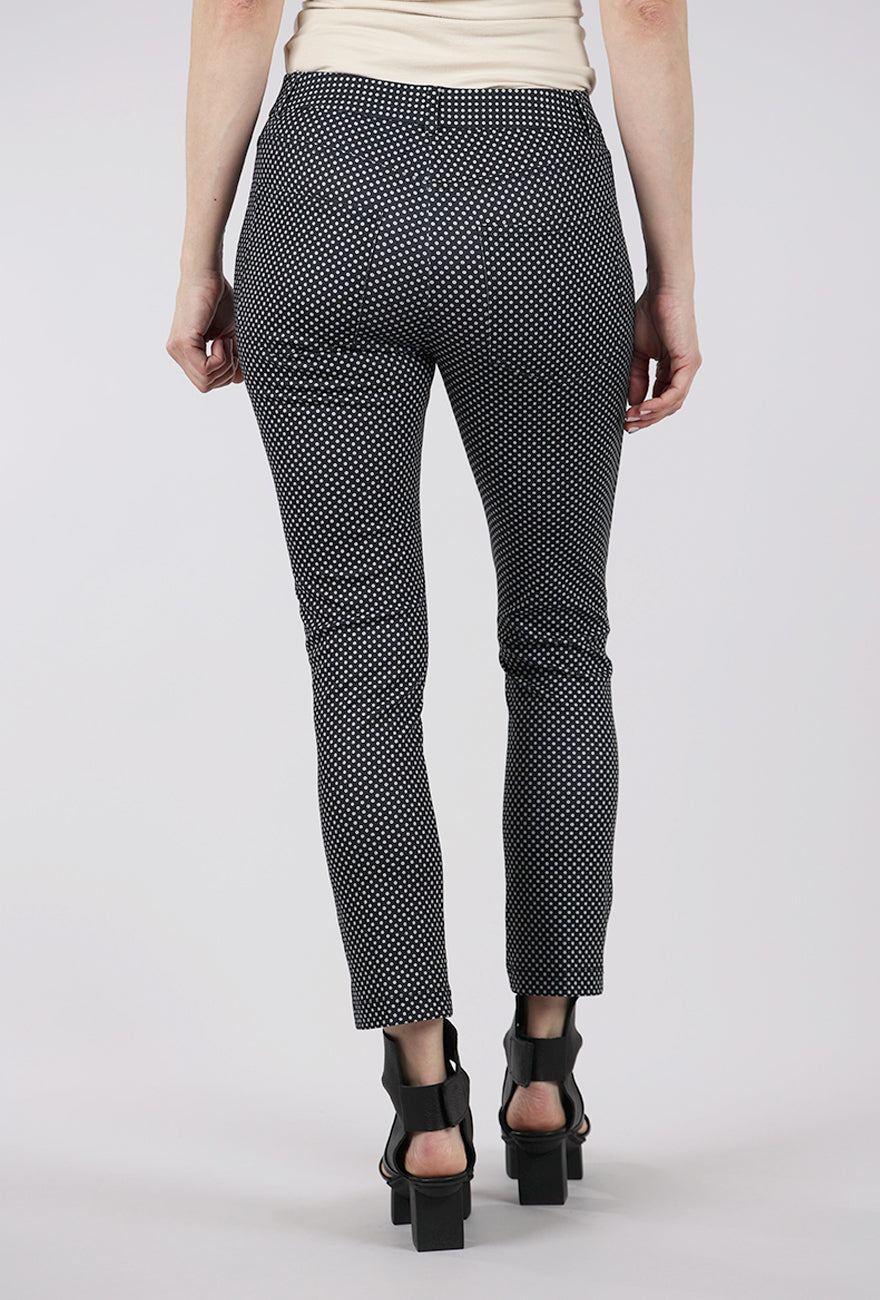 Peace of Cloth Hayes Crop Pant, Black Dot
