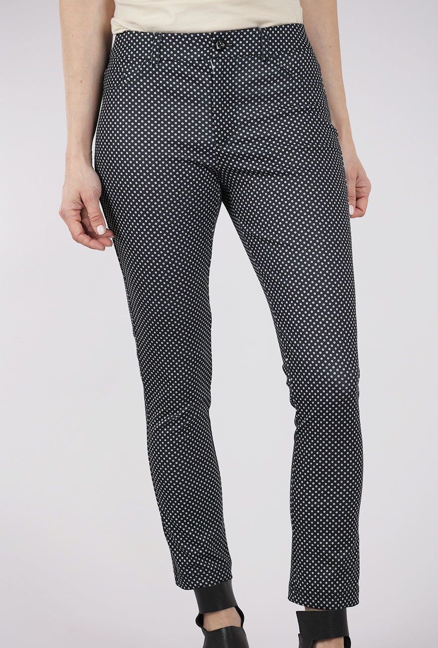 Peace of Cloth Hayes Crop Pant, Black Dot