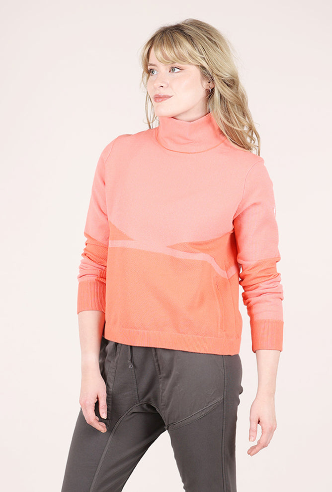 Smartwool Intraknit Alpine Pullover, Coral Reef