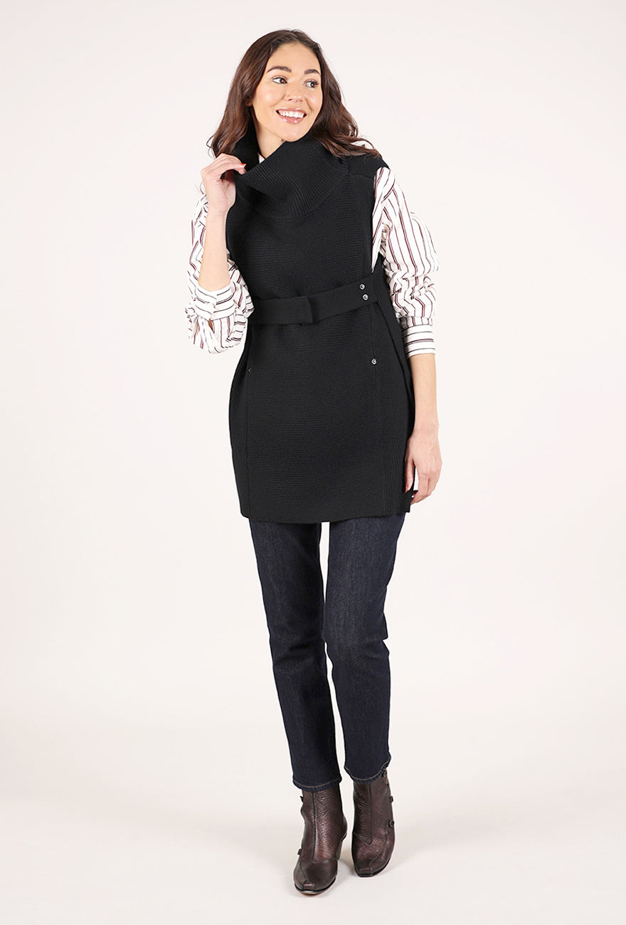 NFP: New Form Perspective Side Strap Vest, Black