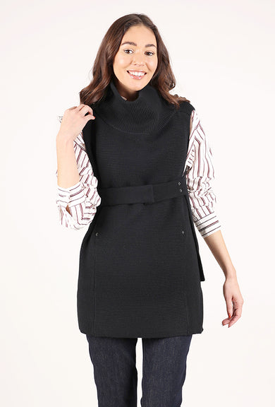 NFP: New Form Perspective Side Strap Vest, Black