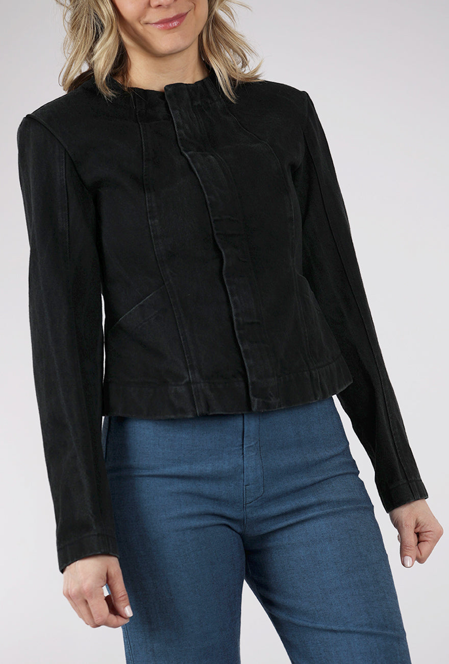 Prairie Underground Dune Denim Jacket, Washed Black