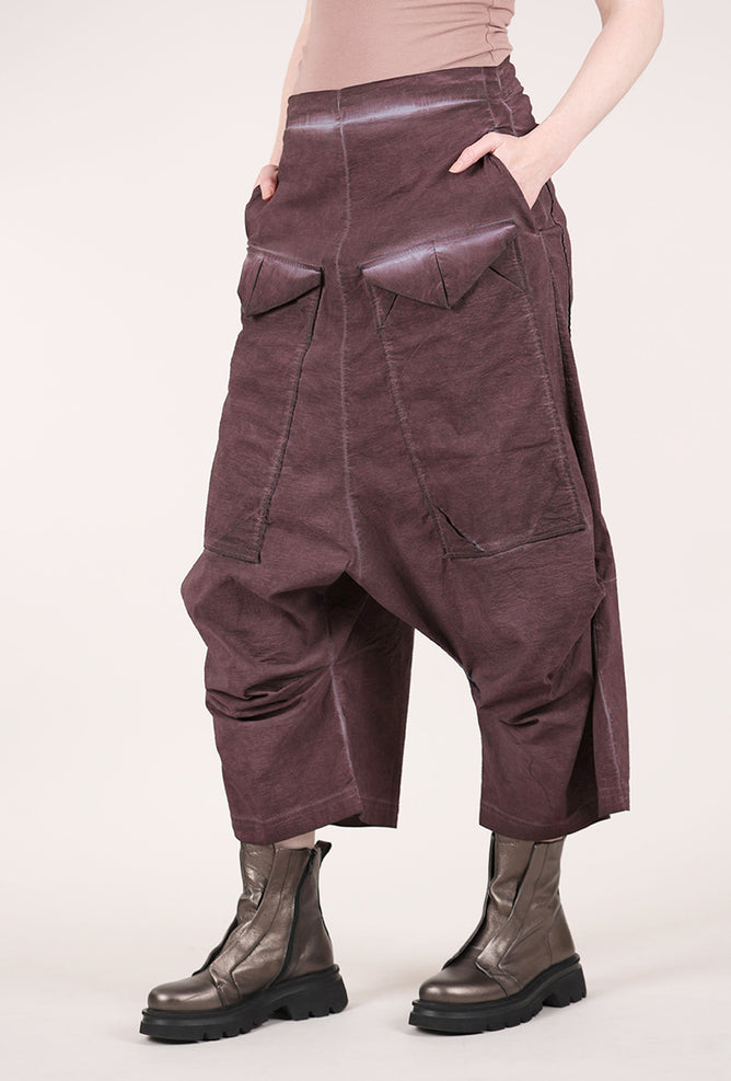 Rundholz Cotton Linen ER Trouser, Flamingo Cloud