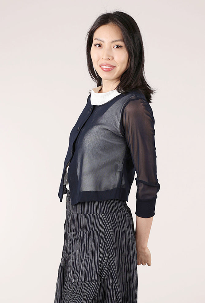 Porto Deedra Mesh Jacket, Navy