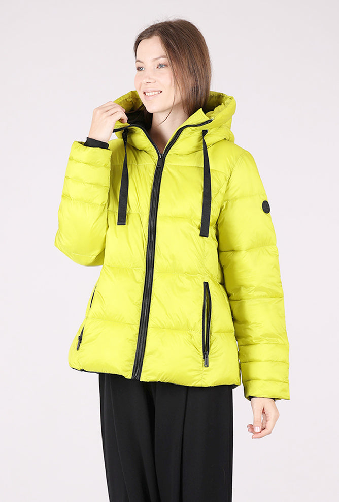 Normann Ski Punk Puffer Coat, Neon