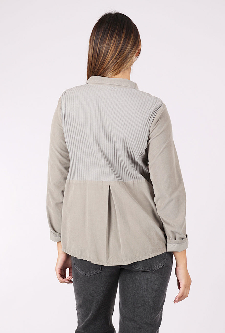 Fenini Baby Cord/Knit Shirt, Moss
