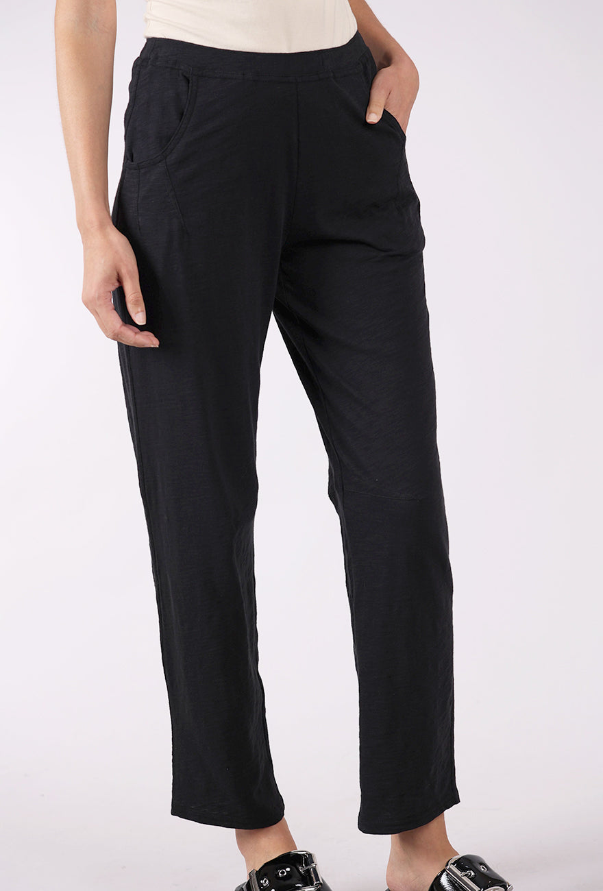 Escape by Habitat Around Town Cotton Slub Pant, Black