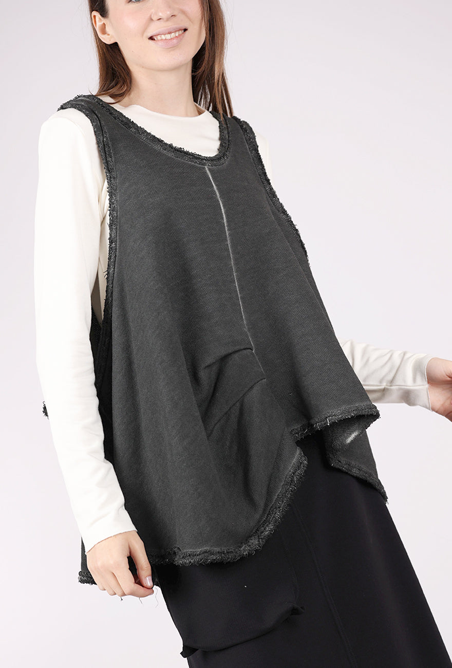 Zilberman Popover Sweat Vest, Anthracite