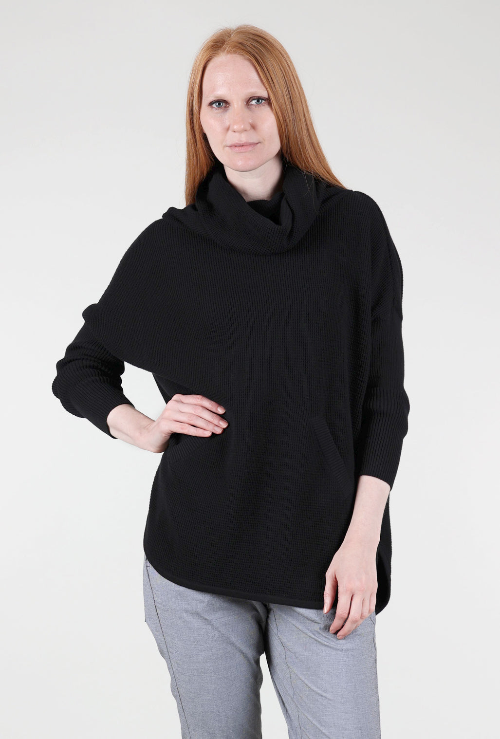 Planet Favorite Waffle Cowl, Black