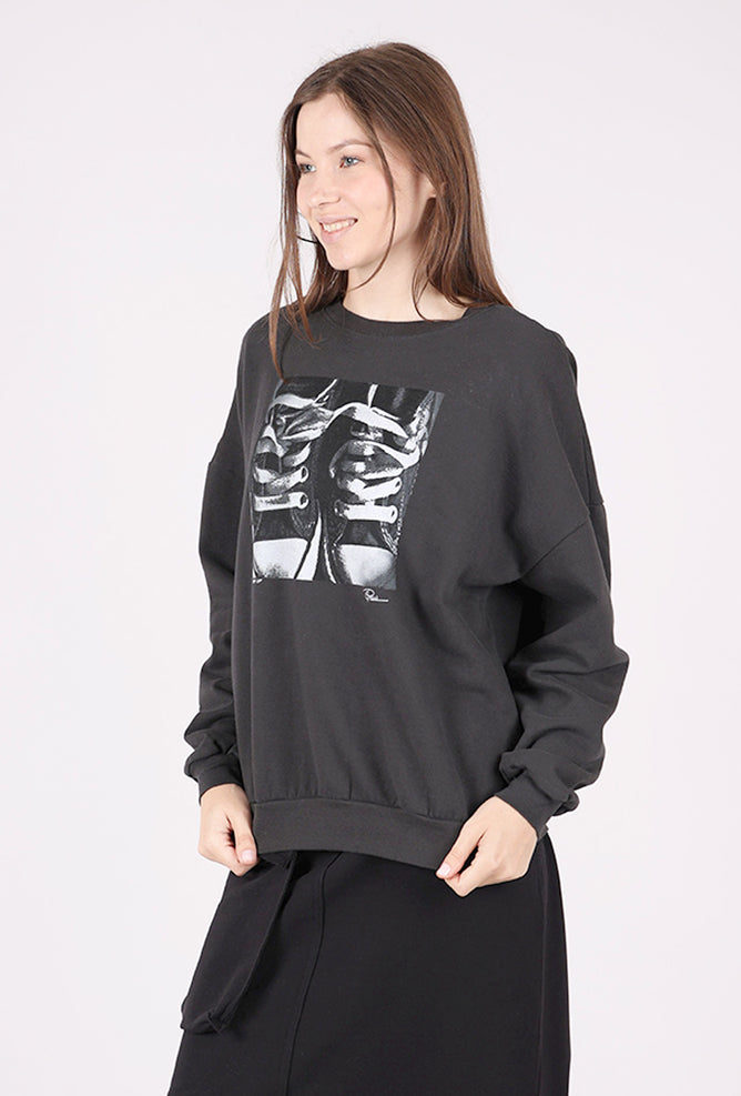 CPress Studio Studio CP Cozy Sweatshirt, Black/Tied Up