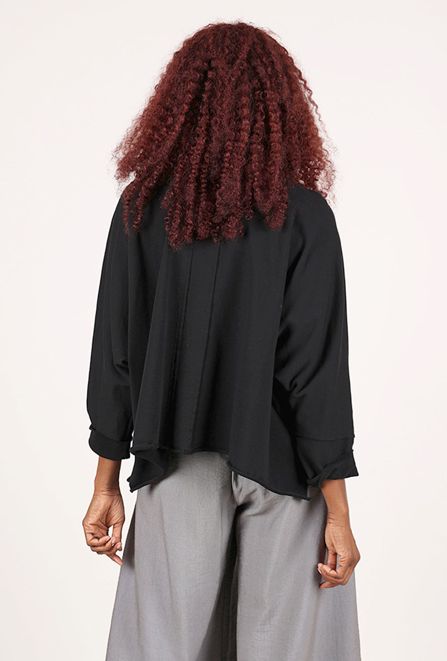 Cheyenne Applique Dolman Jacket, Black