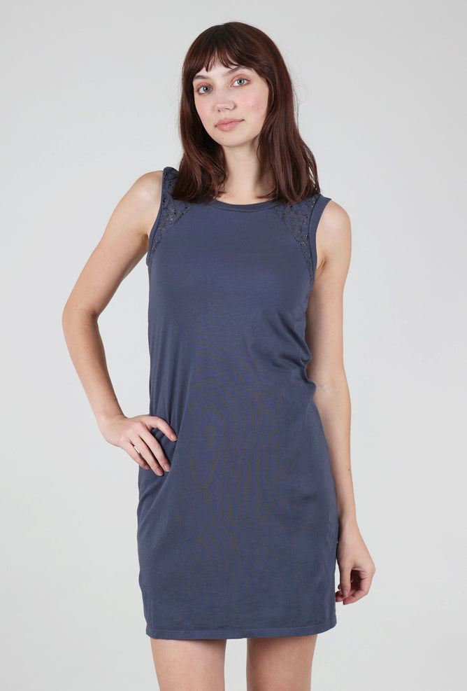 Prairie Underground Femme Dress, Blue Suede