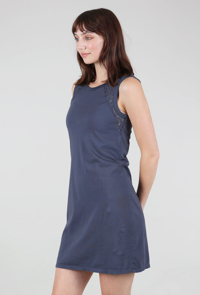 Prairie Underground Femme Dress, Blue Suede