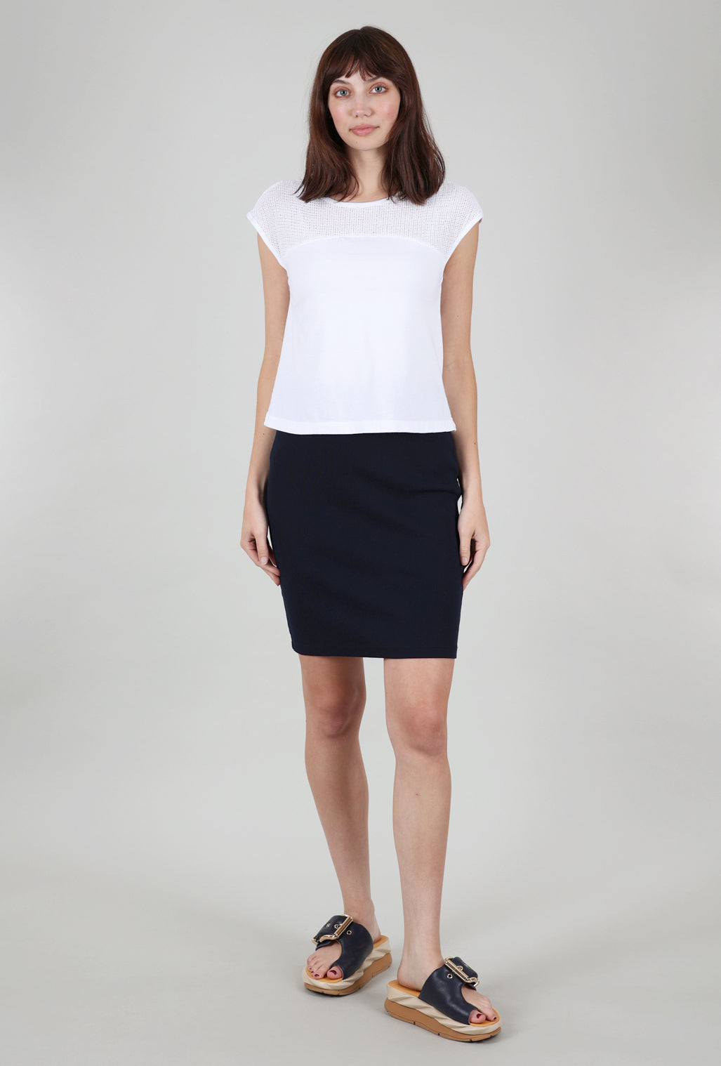 Prairie Underground Mesh Bobby Top, White