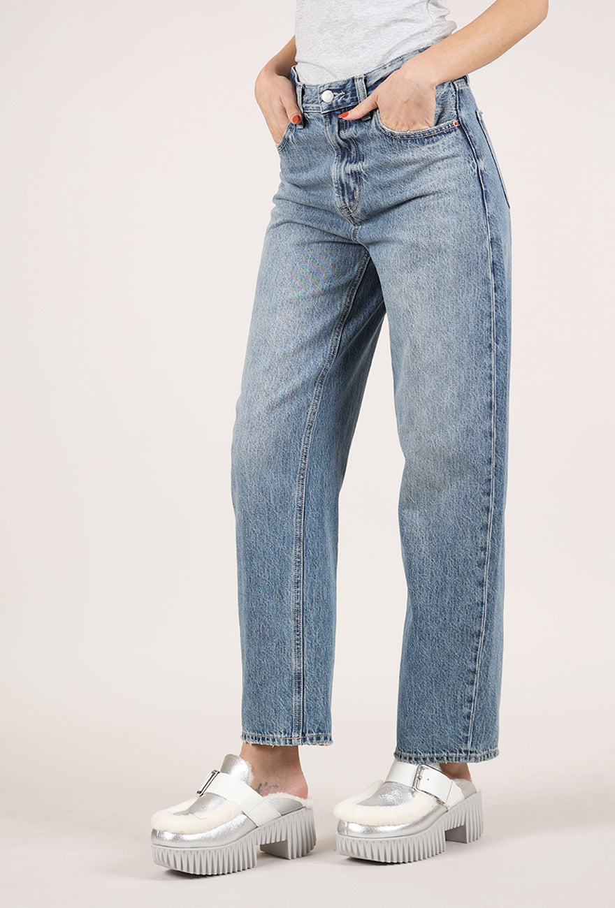 Pistola Wes High Rise Barrel Denim, Spectacle