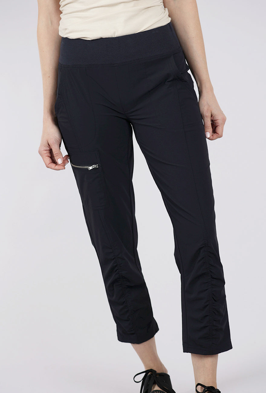 Peace of Cloth Tech Ash Zip Pant, Navy