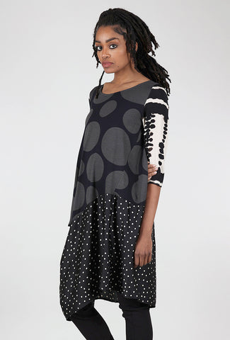 Alembika All About Contrasts Tunic, Black Multi 