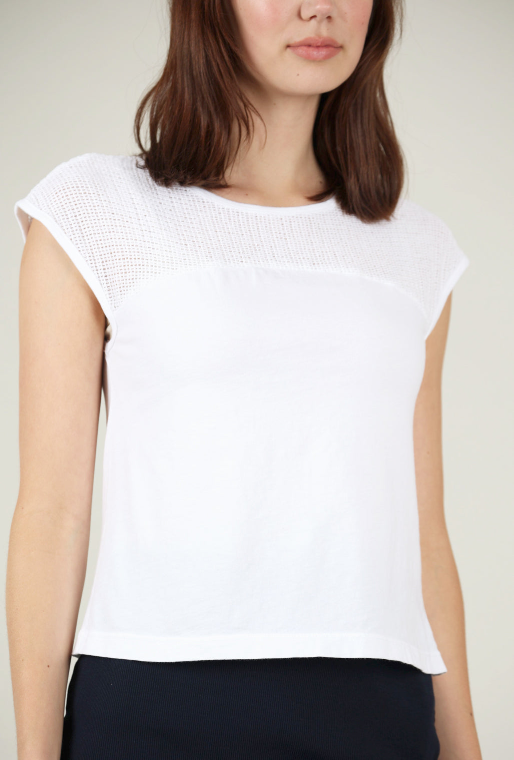 Prairie Underground Mesh Bobby Top, White