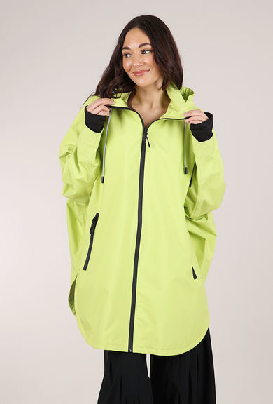 Normann Dolman Rain Jacket, Lime