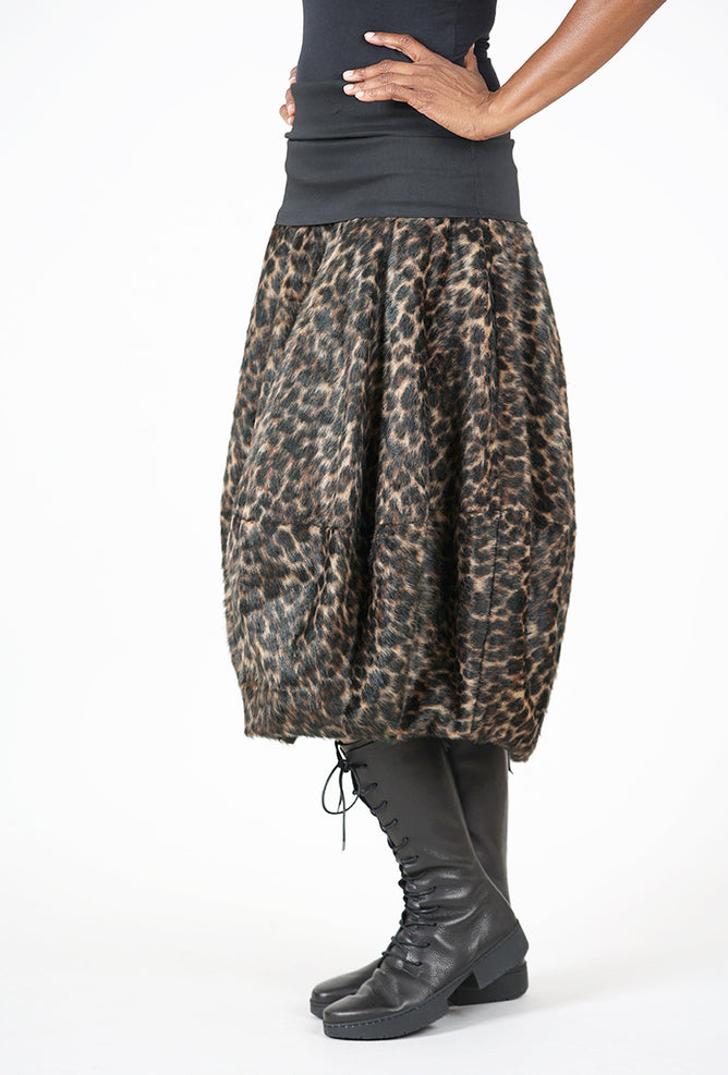 Rundholz Furry Bell Skirt, Leo Jacquard