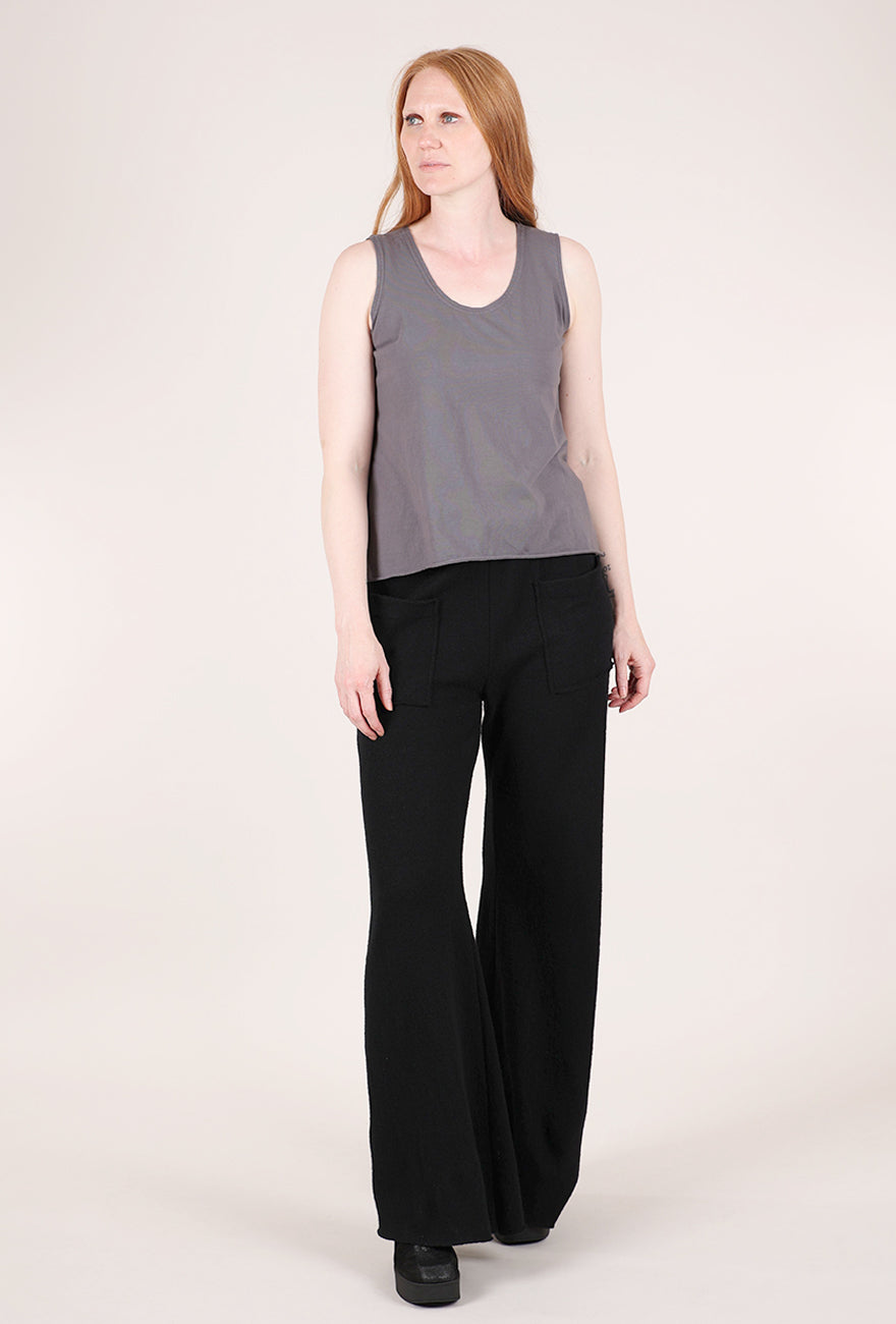 Cynthia Ashby Ideal Knit Tank, Charcoal