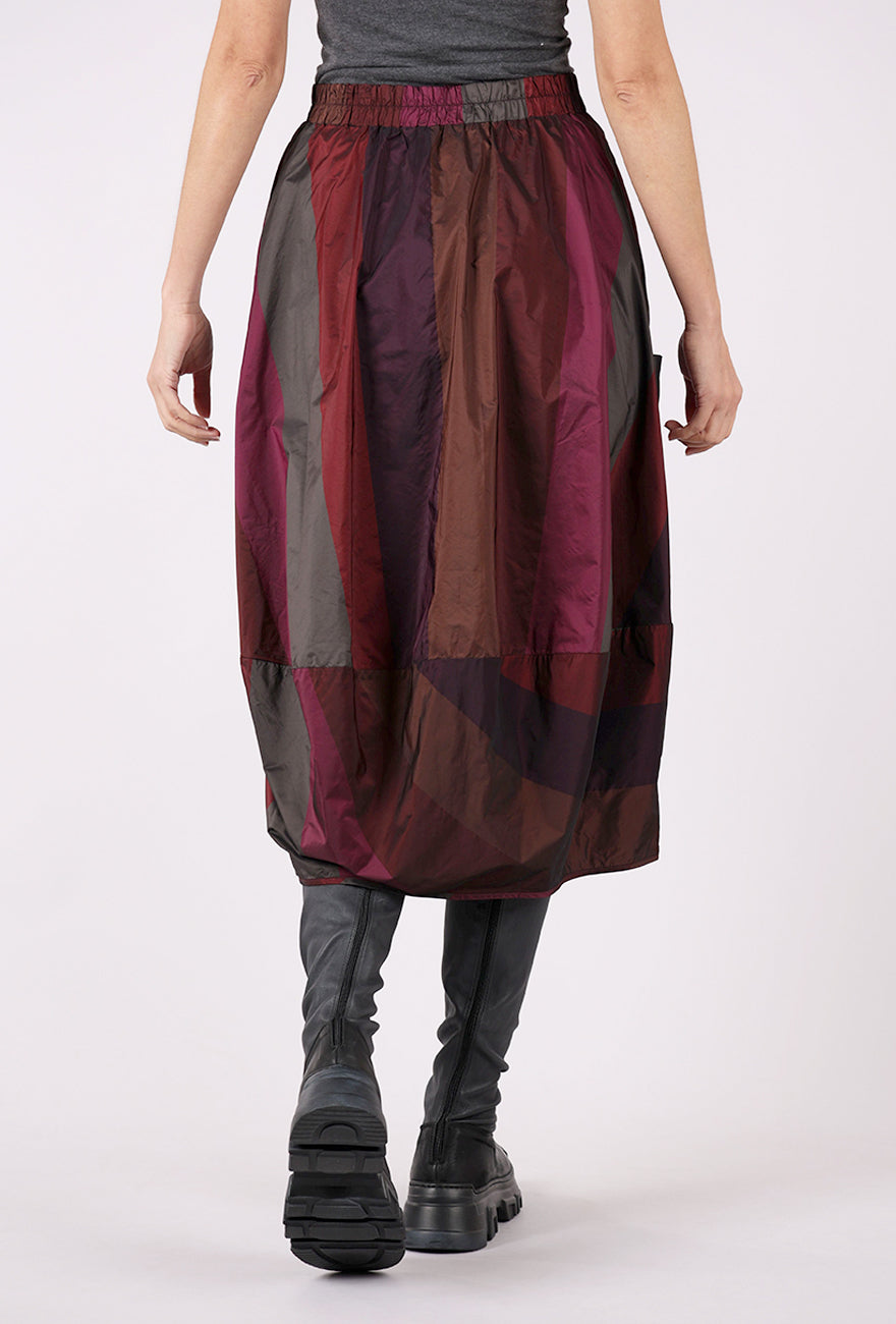 Luukaa Crimson Skirt, Dark Scarlet